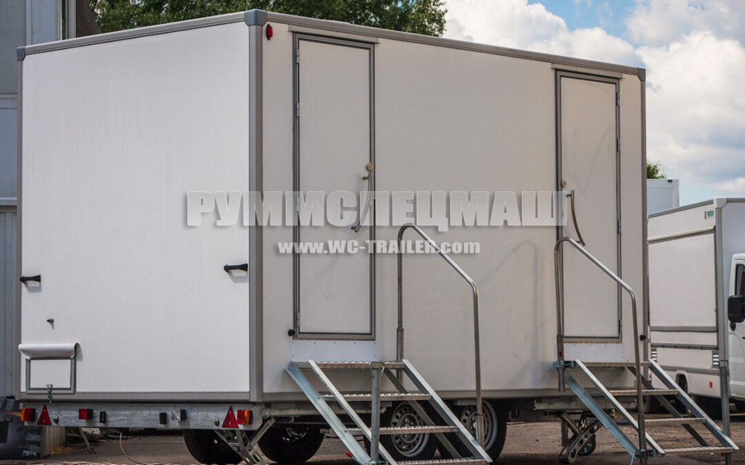 Прицеп туалет на 2 кабинки Люкс