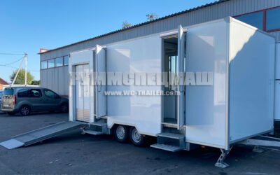 5 кабинок с отсеком для маломобильных групп населения