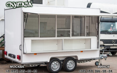 Торговый двухосный прицеп 813230, усиленное шасси