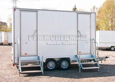 Прицеп туалет на две кабинки