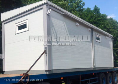 Модульное здание туалет на 7 кабинок