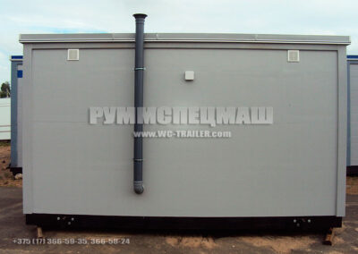 Модульное здание туалет на 2 кабинки