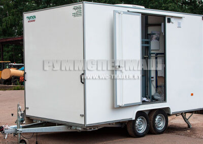 Прицеп туалет на две кабинки