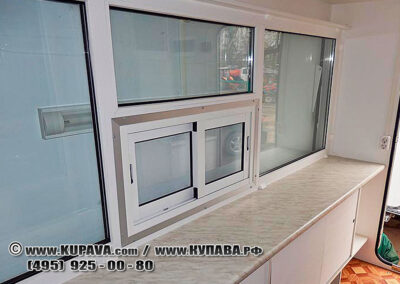 Остекление ПВХ.