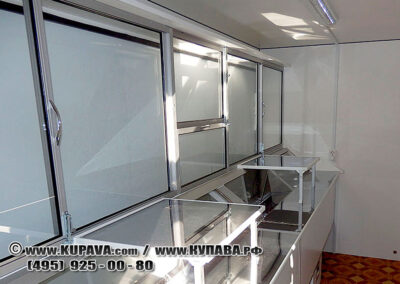 Алюминиевая рама остекления.