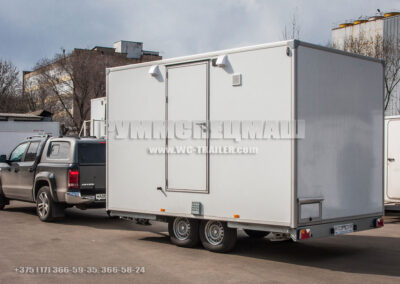 Прицеп туалет на 2 кабинки Люкс