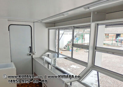 Алюминиевая рама остекления.