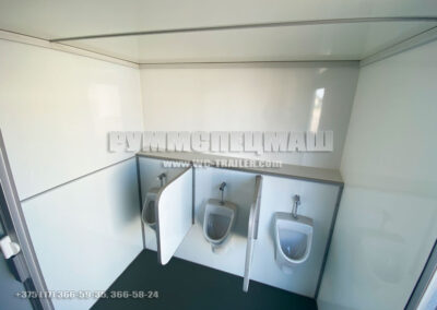 5 кабинок с отсеком для маломобильных групп населения