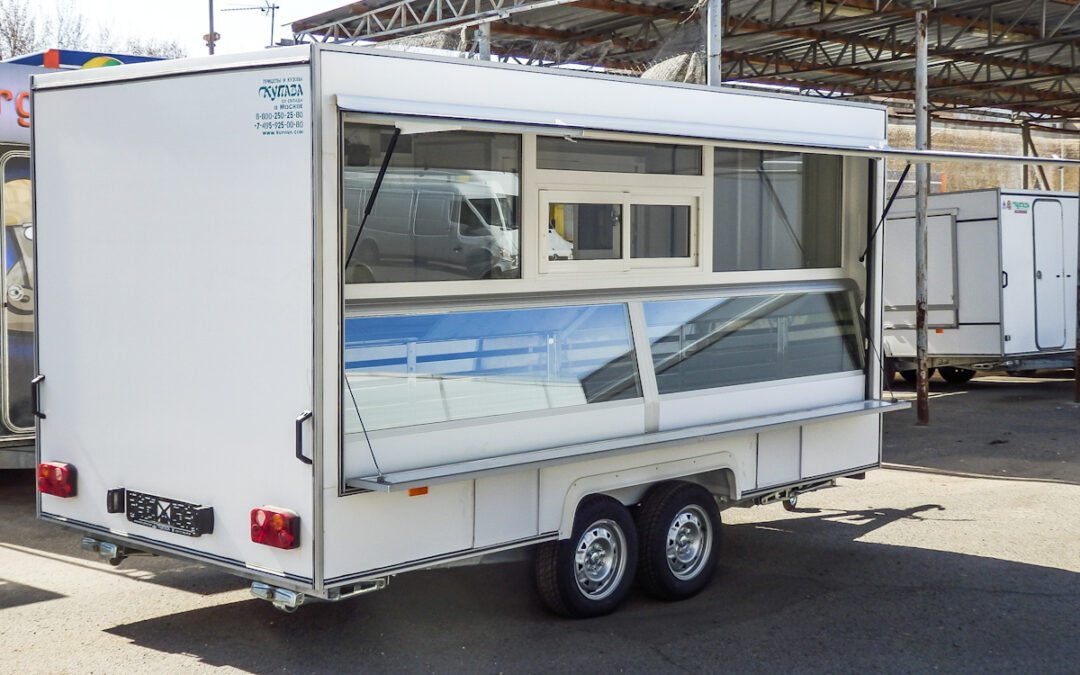 Автоприцеп торговый  813230 с холодильным оборудованием