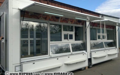 Двухосный прицеп-гигант Купава 813228, усиленное шасси