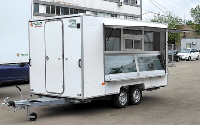 Автоприцеп торговый 813270 с короткой ставней