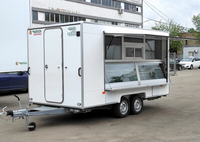 Автоприцеп торговый 813270 с короткой ставней