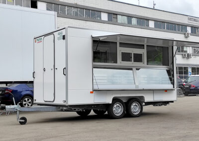 Автоприцеп торговый 813270 с короткой ставней