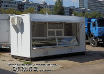 Торговый модульный киоск КМ 4924