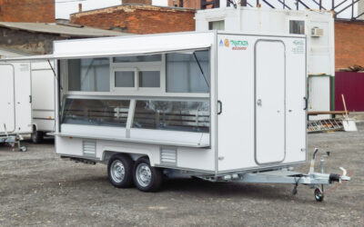 Автоприцеп торговый  813270 с холодильным оборудованием