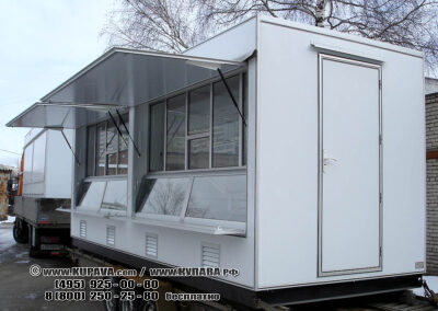 Торговый модульный киоск КМ 6124