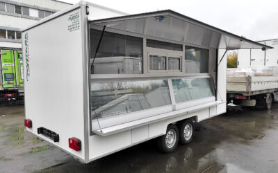 Автоприцеп торговый 813290 с холодильным оборудованием