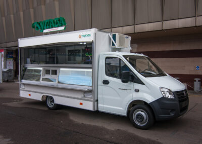 Автомагизин на шасси Газель-Next с холодильным оборудованием