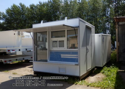 Торговый модульный киоск КМ 2524