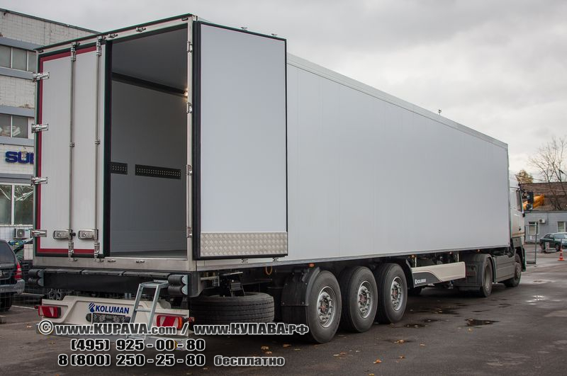 Изотермический полуприцеп на шасси KOLUMAN