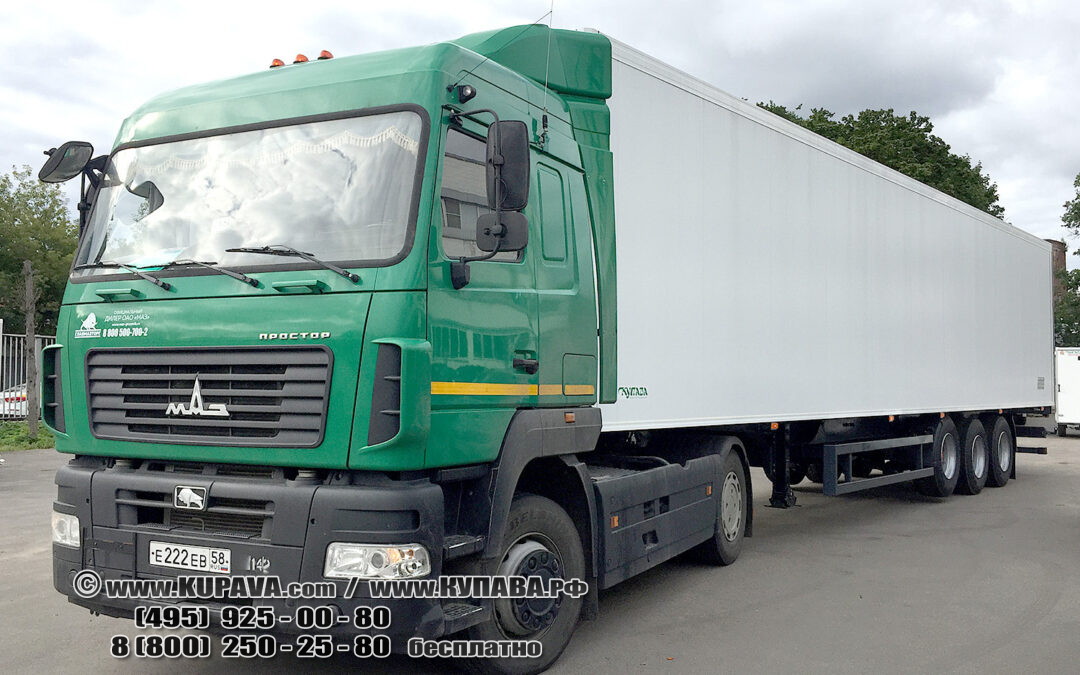 Изотермический полуприцеп на шасси МАЗ